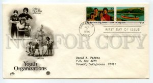 484827 USA 1985 First Day COVER youth organizations