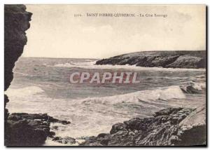 Old Postcard Quiberon La Cote Sauvage