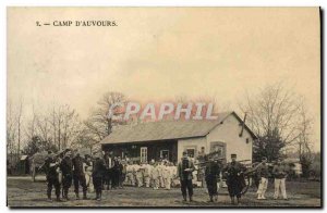 Old Postcard Army Camp & # 39Auvours