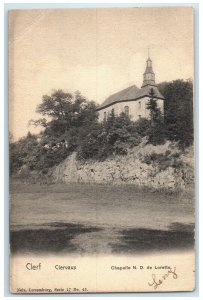 1903 Chapelle N.D. De Lorette Clerf-Clervaux Luxembourg Antique Postcard
