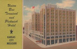 Union Bus Terminal and Pickwick Hotel - Kansas City MO, Missouri - Linen