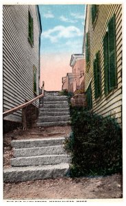 Massachusetts Marblehead Old Alley Steps