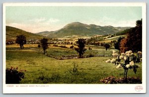 Vintage Vermont Postcard - Mt. Honley  West Rutland
