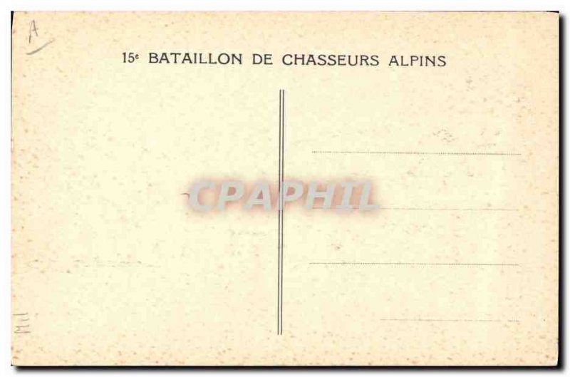 Old Postcard Militaria Alpine Hunters