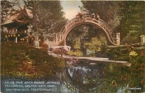 C-1910 San Francisco California Arch Bridge Japanese Tea Garden Exposition 8425