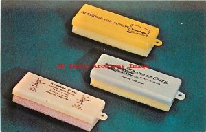 Advertising Postcard, Magnetic Action Lint Brush Advertisement Product