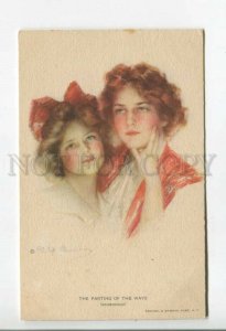478116 Philip BOILEAU Parting of ways Maidenhood Girls Vintage postcard R&N #377