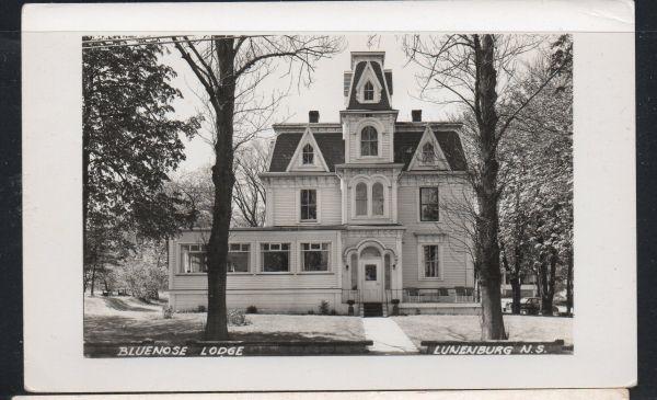 Real Photo PC Bluenose Lodge, Lunenberg, N.S. unused