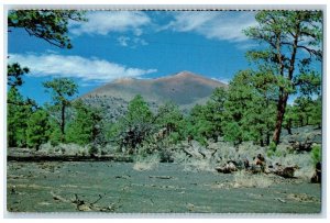 Sunset Crater National Monument Mountain Scene Flagstaff Arizona AZ Postcard