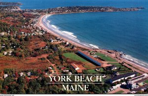 Maine York Beach Aerial View