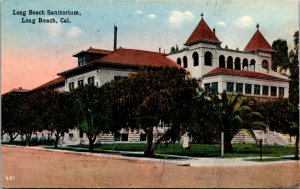 Postcard Long Beach Sanitorium in Long Beach, California~137133