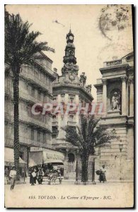 Old Postcard Toulon Caisse d'Epargne
