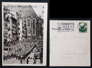 GERMAN EMPIRE 3rd THIRD REICH PROPAGANDA - NÜRNBERG REICHSPARTEITAG 1934