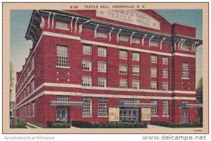 South Carlina Greenville Textile Hall