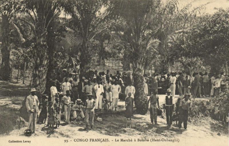 CPA Francais Congo Afrique - Le Marché á Bolobo (86540)