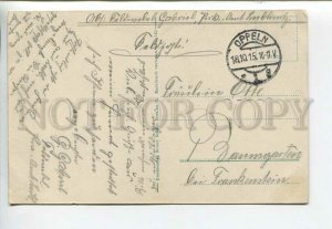 443529 WWI GERMANY POLAND Opole 1915 year Oppeln military post RPPC