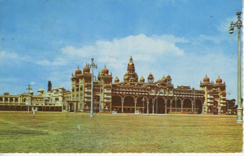 Mysore Palace India Ambavilas Palace Kingdom Of Mysore Postcard D18