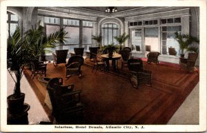 Postcard Solarium at Hotel Dennis in Atlantic City, New Jersey