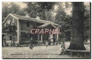 Postcard Old Foret Saint Cucufa The guardhouse