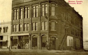 KS - Larned. Masonic Temple   