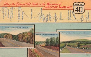 381379-Maryland, US Route 40, Highway Map