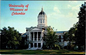 Postcard BUILDING SCENE Columbia Missouri MO AK1372