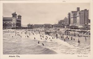 New Jersey Atlantic City Beach Scene