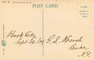 1909 Railroad Loop Train Postcard North Olean New York HLWB CO 12604 