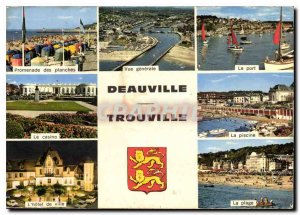 Modern Postcard Deauville Trouville Calvados