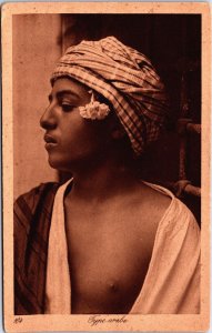 Tunisia Type Arabic Native Lady Vintage Postcard C049