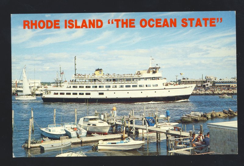 Galilee, Rhode Island/RI Postcard, M/V Carol Jean Ferryboat, George's Re...