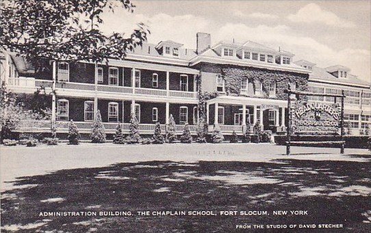 Administration Building The Chaplain School Fort Slocum New York Artvue