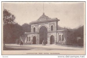 Corporation Park Gates, Blackburn (Lancashire), England, UK, 1900-1910s