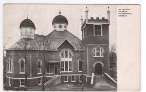 Methodist Church Cherryvale Kansas 1907 postcard