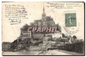 Postcard Old Emerald Coast Emerald Coast Mont St Michel for making South Train