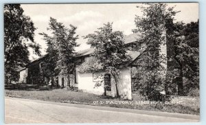 LIME ROCK, CT Connecticut  OLD FACTORY  c1930s  Postcard