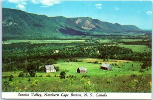 Postcard - Sunrise Valley, Northern Cape Breton - Canada 