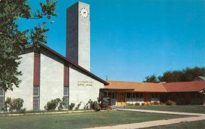 Mesa, AZ Arizona   FIRST BAPTIST CHURCH   Vintage Petley Chrome Postcard