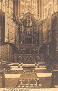 uk24888 reredos and lady chapel new liverpool cathedral real photo uk