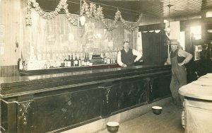 WI, Kiel? Wisconsin, Bar, Interior, Hanson Photo Company, RPPC