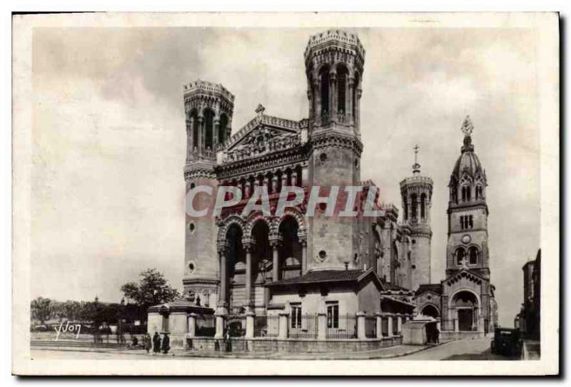 Postcard The Old Doce France Lyon Rhone Notre Dame