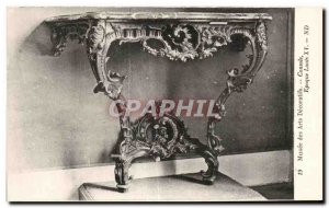 Old Postcard Musee des Arts Decoratifs Console Louis XV