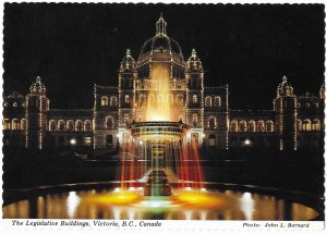 The Legislative Buildings at Night Victoria B C Canada  4 by 6