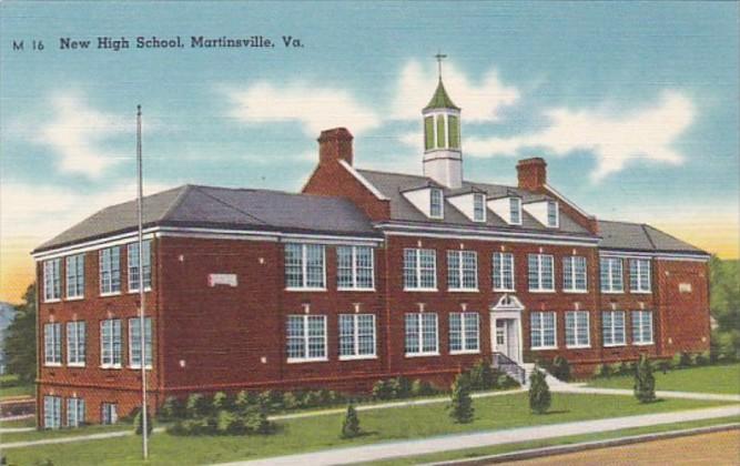 New High School Martinsville Virginia