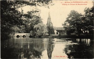 CPA TOURNAN-en-BRIE Env - Etang du Chateau de Beaumarchais (1298927)