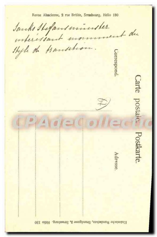 Postcard Old Breisach