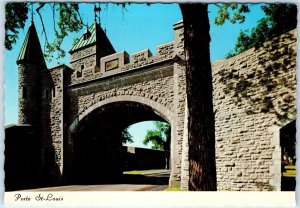 c1960s Quebec Canada St Louis Gate Wall Old Fortification Copper Stone 4x6 PC M1