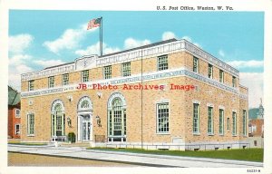 WV, Weston, West Virginia, Post Office Building, Curteich No 6A231-N