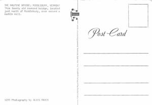 Halpien Bridge - Middlebury, Vermont