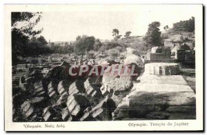 Postcard Ancient Olympia Greece Greece Temple of Jupiter